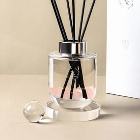 100ml Diffuser With Rose Quartz Crystals - Compassion Scent