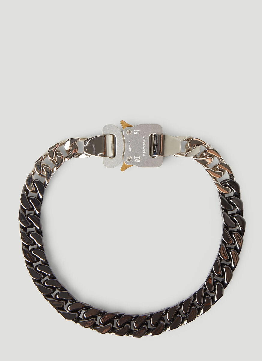 1017 ALYX 9SM Two-Tone Signature Buckle Necklace