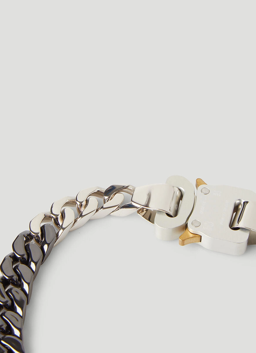 1017 ALYX 9SM Two-Tone Signature Buckle Necklace