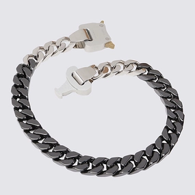 1017 ALYX 9SM Two-Tone Signature Buckle Necklace