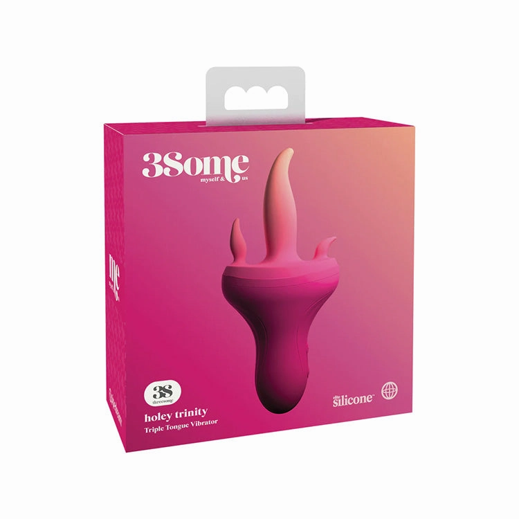 3Some Holey Trinity Triple Tongue Vibrator