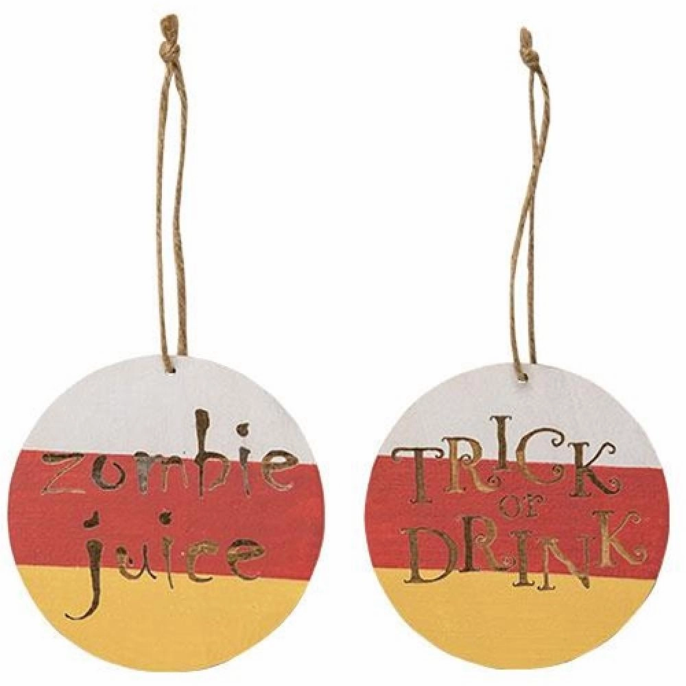 *2/Set Trick or Drink Ornaments