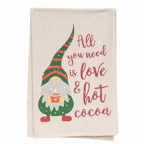 *All You Need is Love & Hot Cocoa Dish Towel