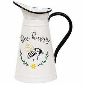 *Bee Happy Enamel Pitcher