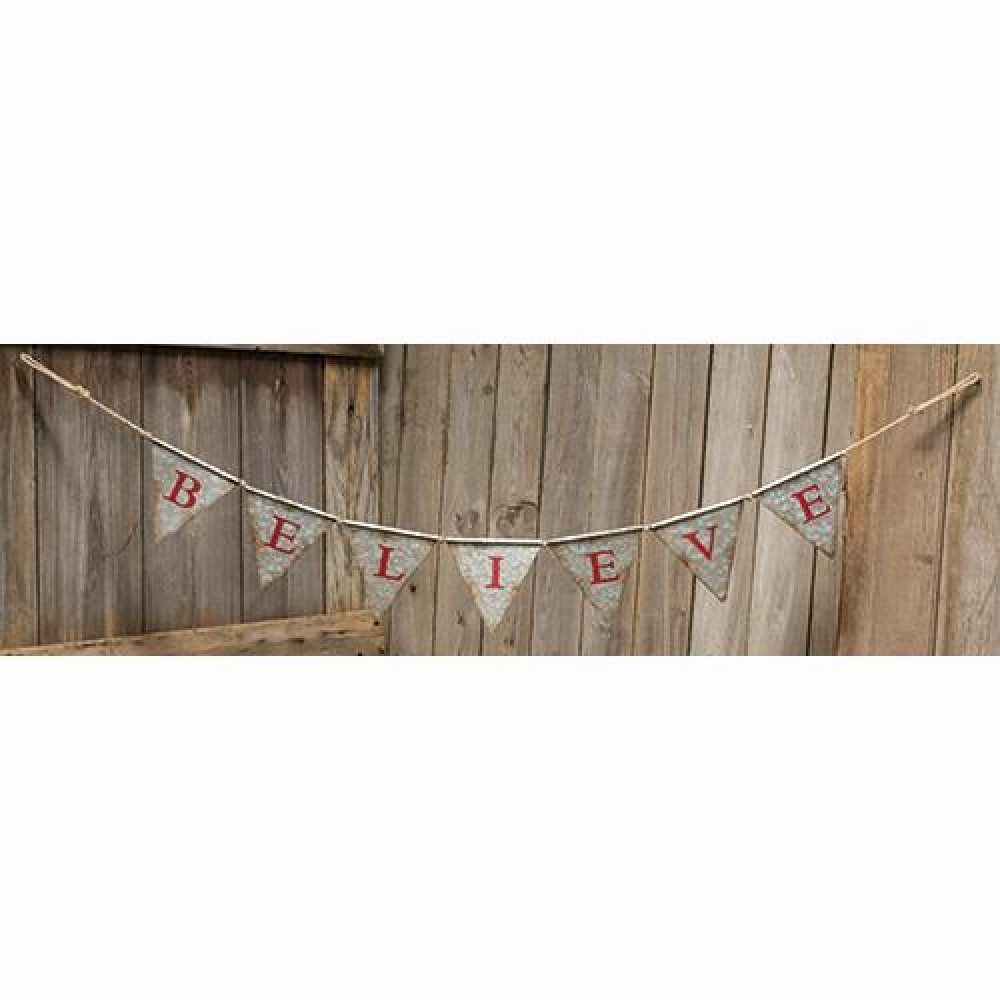 *Believe Pennant Garland 45"