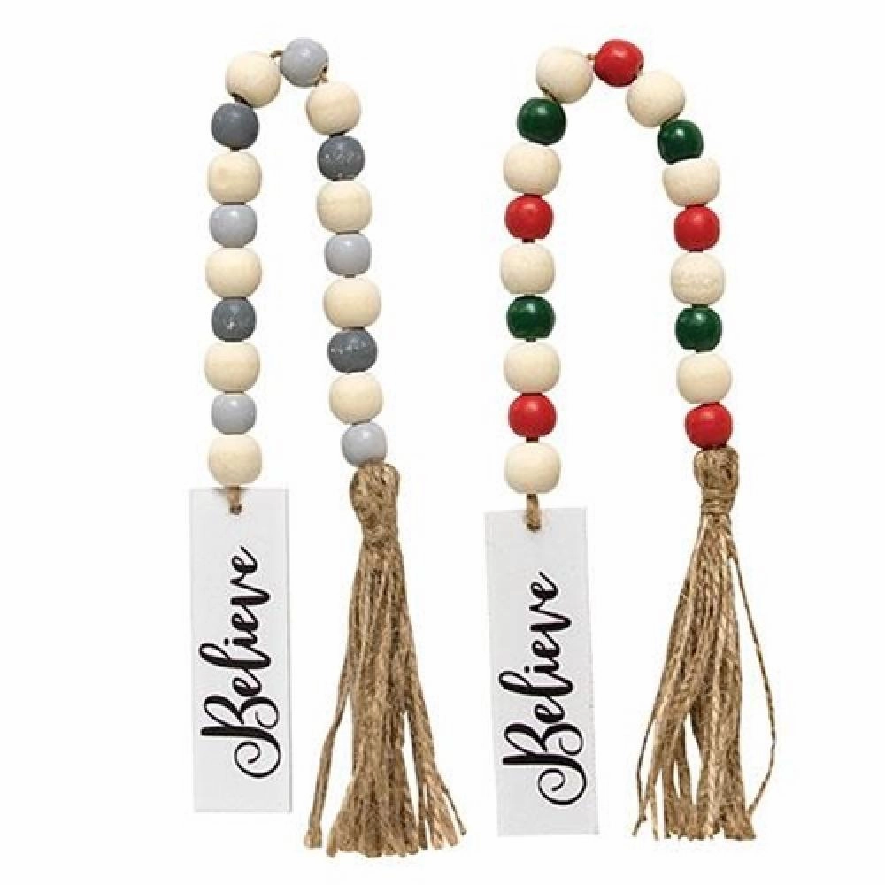 *Believe Tassel Garland w/Beads 2 Asstd.