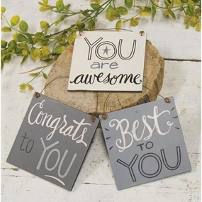 *Best To You Ornament 3 Asst.