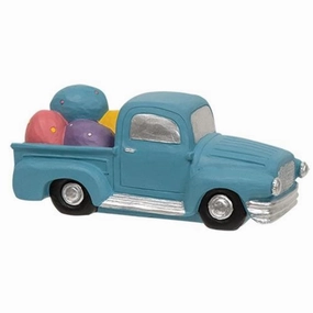 *Blue Resin Truck With Easter Eggs