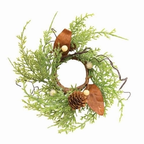 *Brown Leaf Cypress Mini Ring