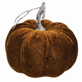 *Brown Velvet Pumpkin 6.5"