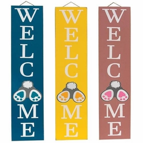 *Bunny Bum Welcome Sign 3 Asstd.