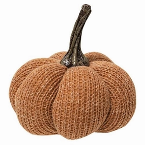 *Burnt Orange Knit Pumpkin Medium