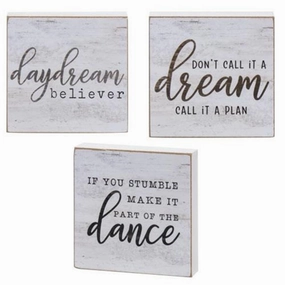*Call It A Dream Square Block 3 Asstd.