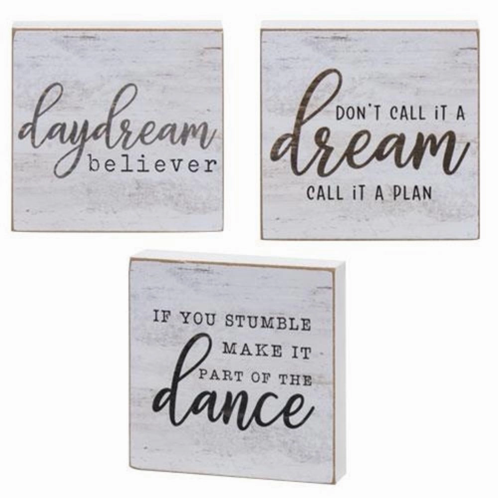 *Call It A Dream Square Block 3 Asstd.