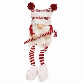 *Candy Cane Dangle Leg Gnome