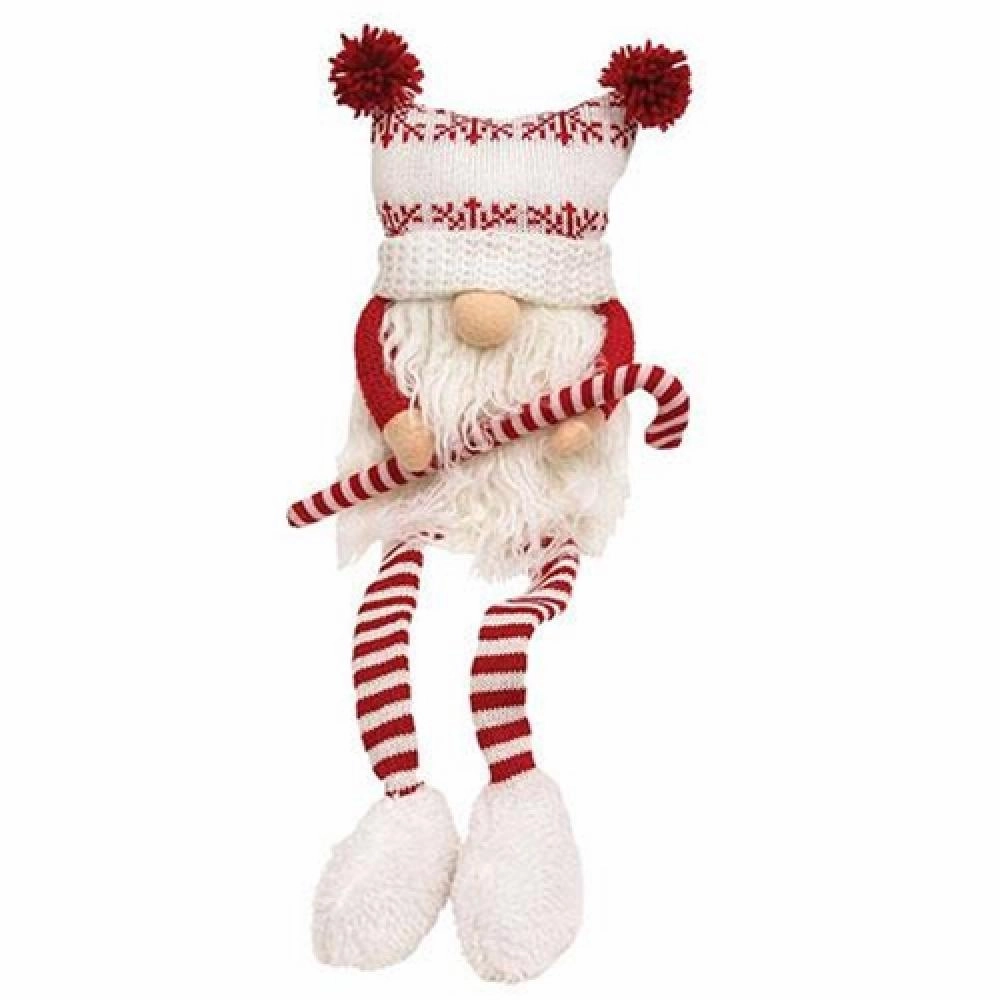 *Candy Cane Dangle Leg Gnome