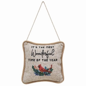 *Cardinal Pillow Hanger