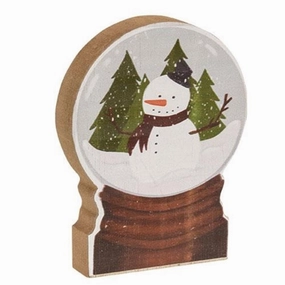 *Chunky Snowman Forest Snowglobe Sitter