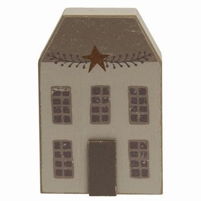 *Distressed Primitive Saltbox Sitter