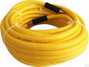 AdamTools HYBRID POLYMER AIR HOSE- PREMIUM QUALITY- YELLOW 50'*1/4"