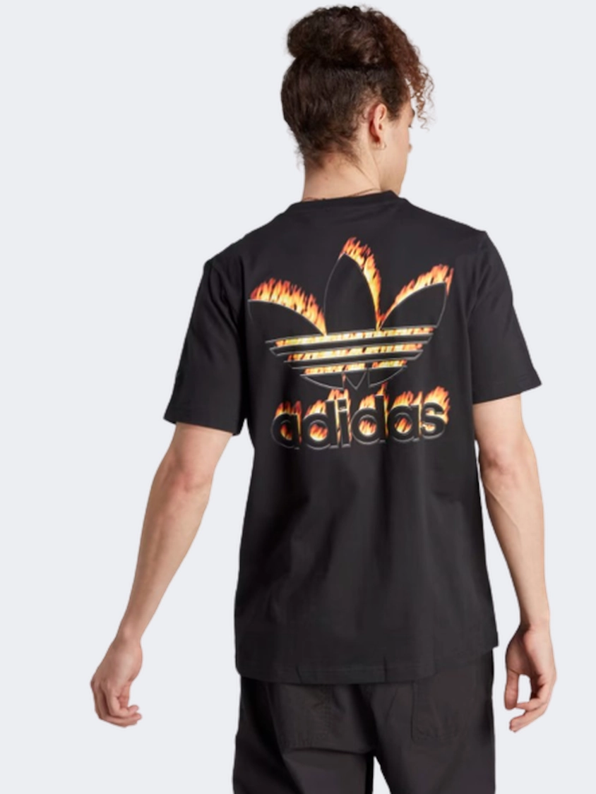 Adidas Fire Men Original T-Shirt  Black
