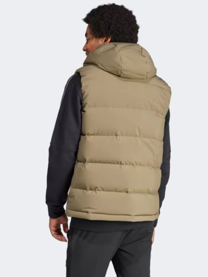 Adidas Helionic Men Sportswear Vest Olive Strata
