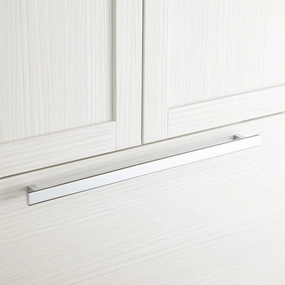 Alno D985-18-PC Cube Modern Appliance Pull, Polished Chrome