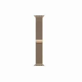 Apple ML763AM/A Watch 45mm Milanese Loop - Fully Magnetic, Stainless Steel, Gold