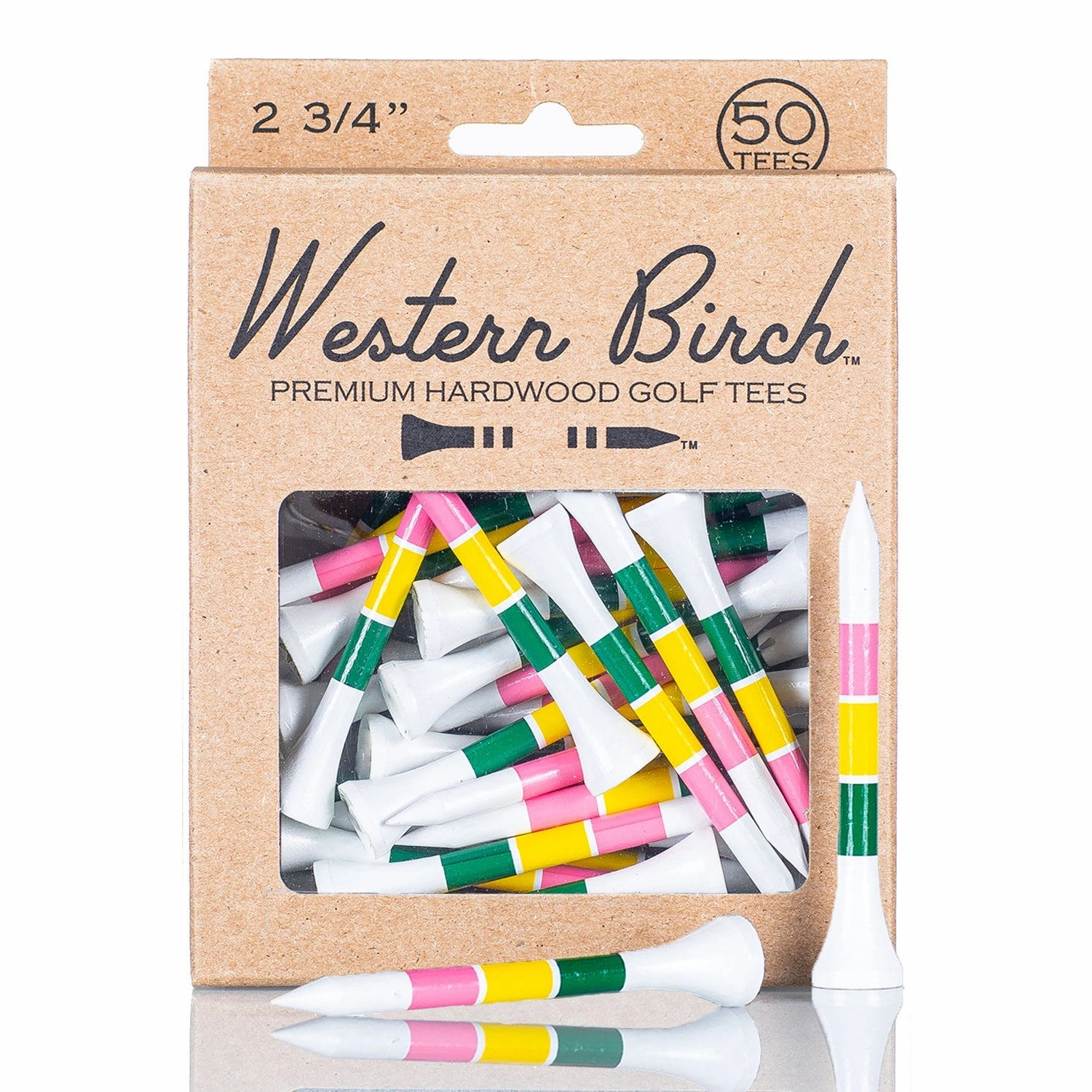 April Bloom Striped Golf Tee