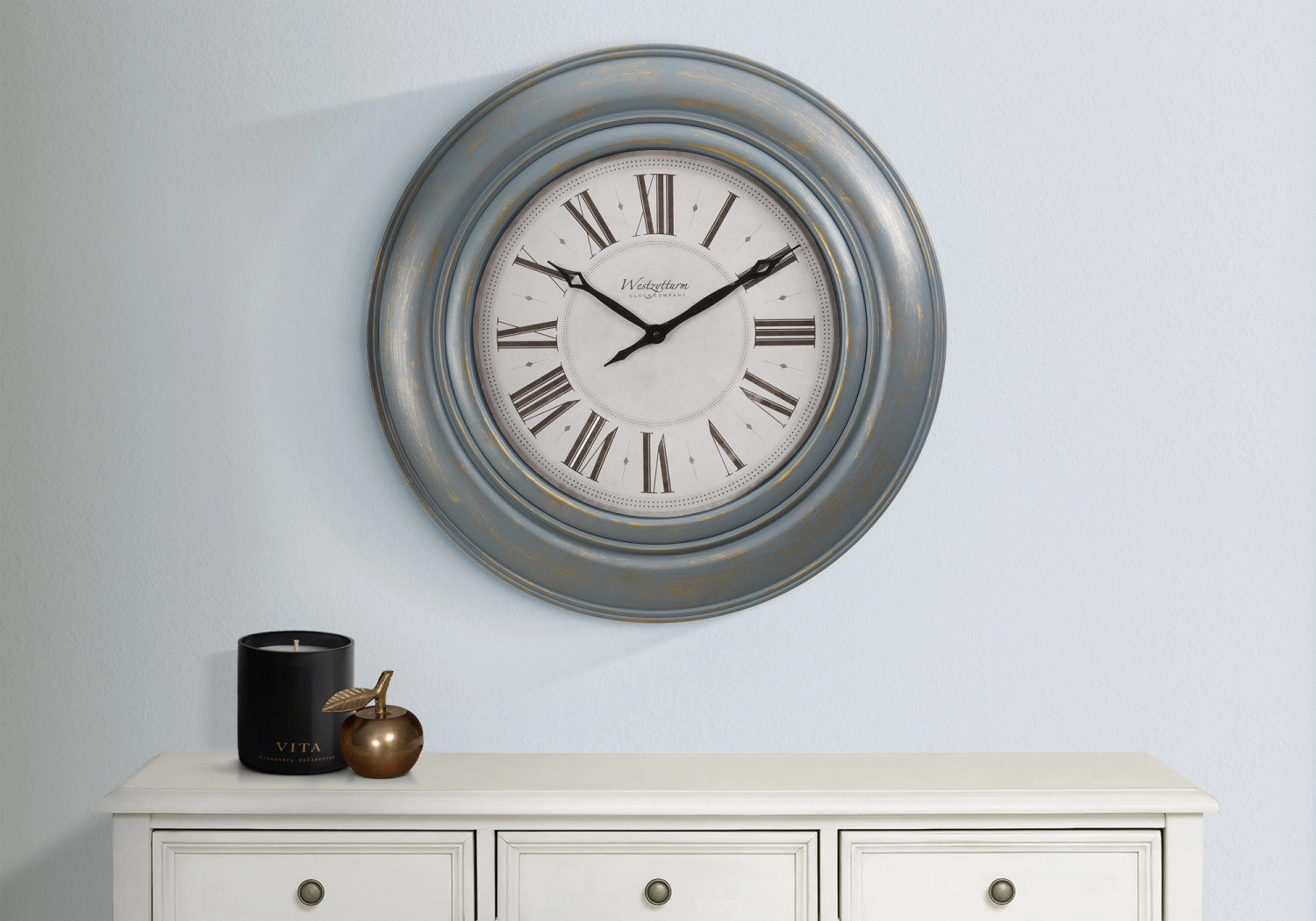 Aurora Clock - Blue