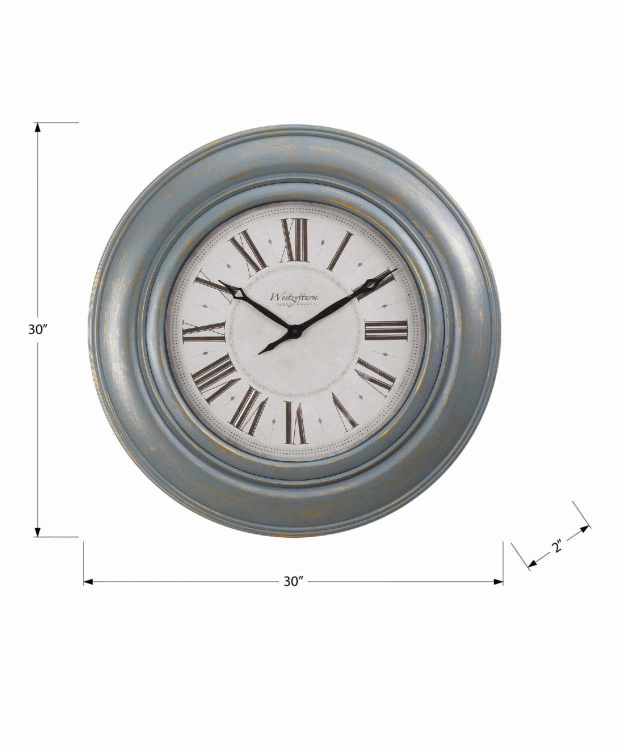 Aurora Clock - Blue