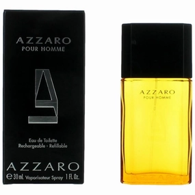 Azzaro Men's Eau De Toilette Spray - Lavender, Amber and Invigorating Spices, 1 oz