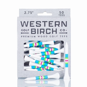 Baby Blue Monster Signature Striped Golf Tee