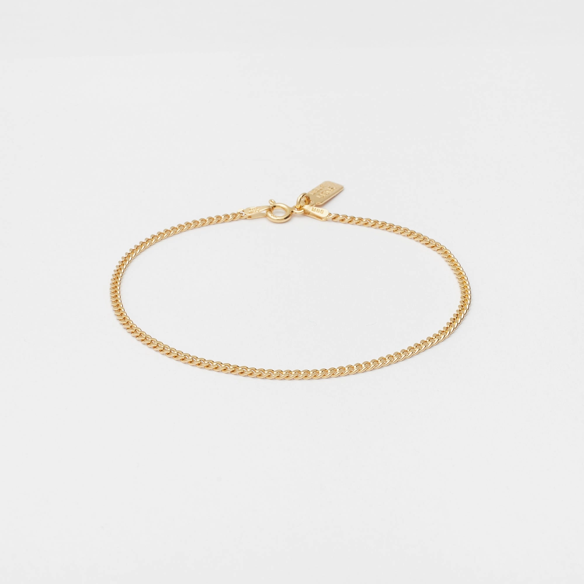 Baby Cuban Bracelet in Gold for Him