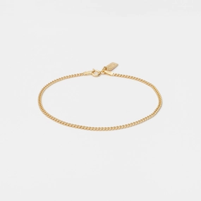 Baby Cuban Bracelet in Gold for Him
