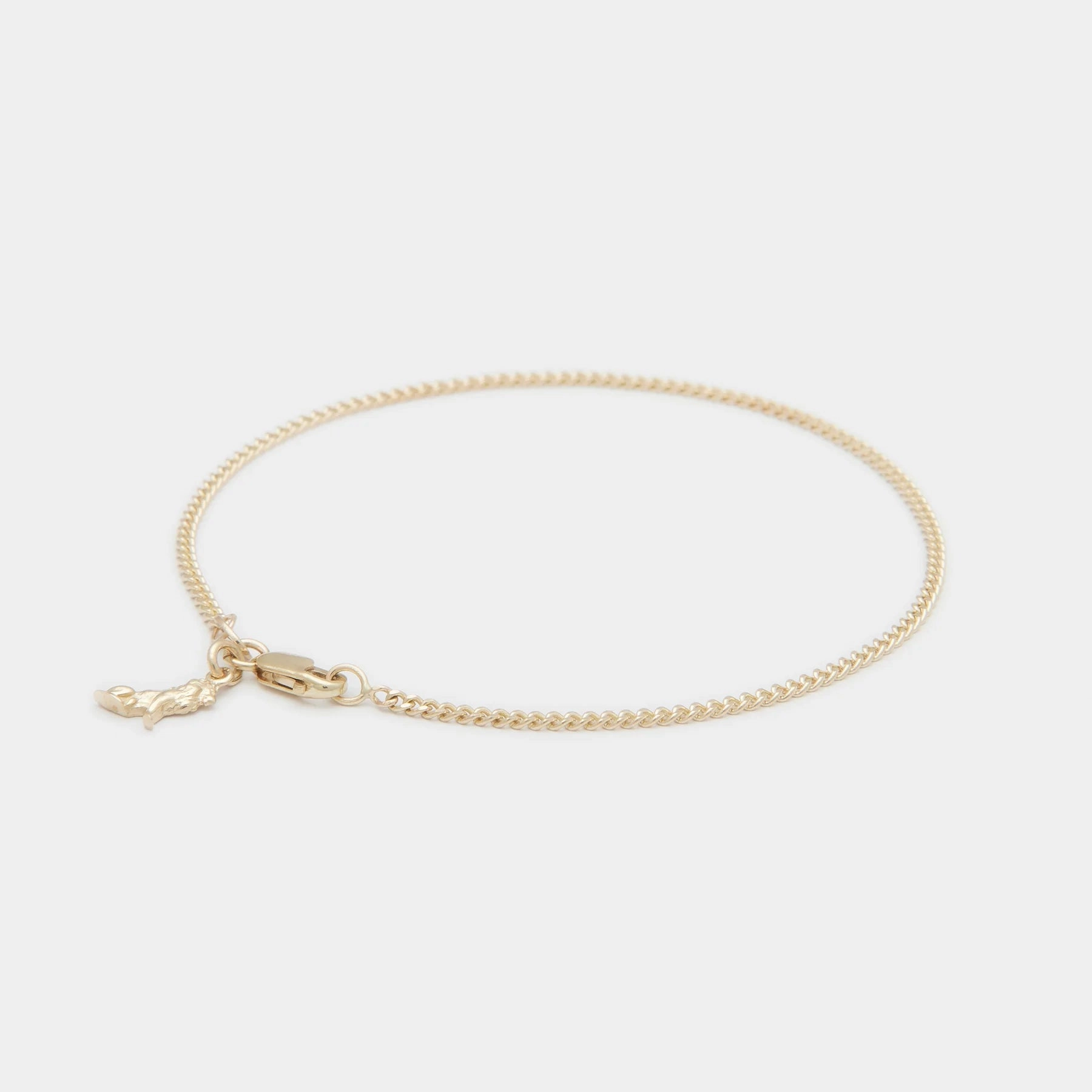 Baby Cuban Bracelet in Gold for Him