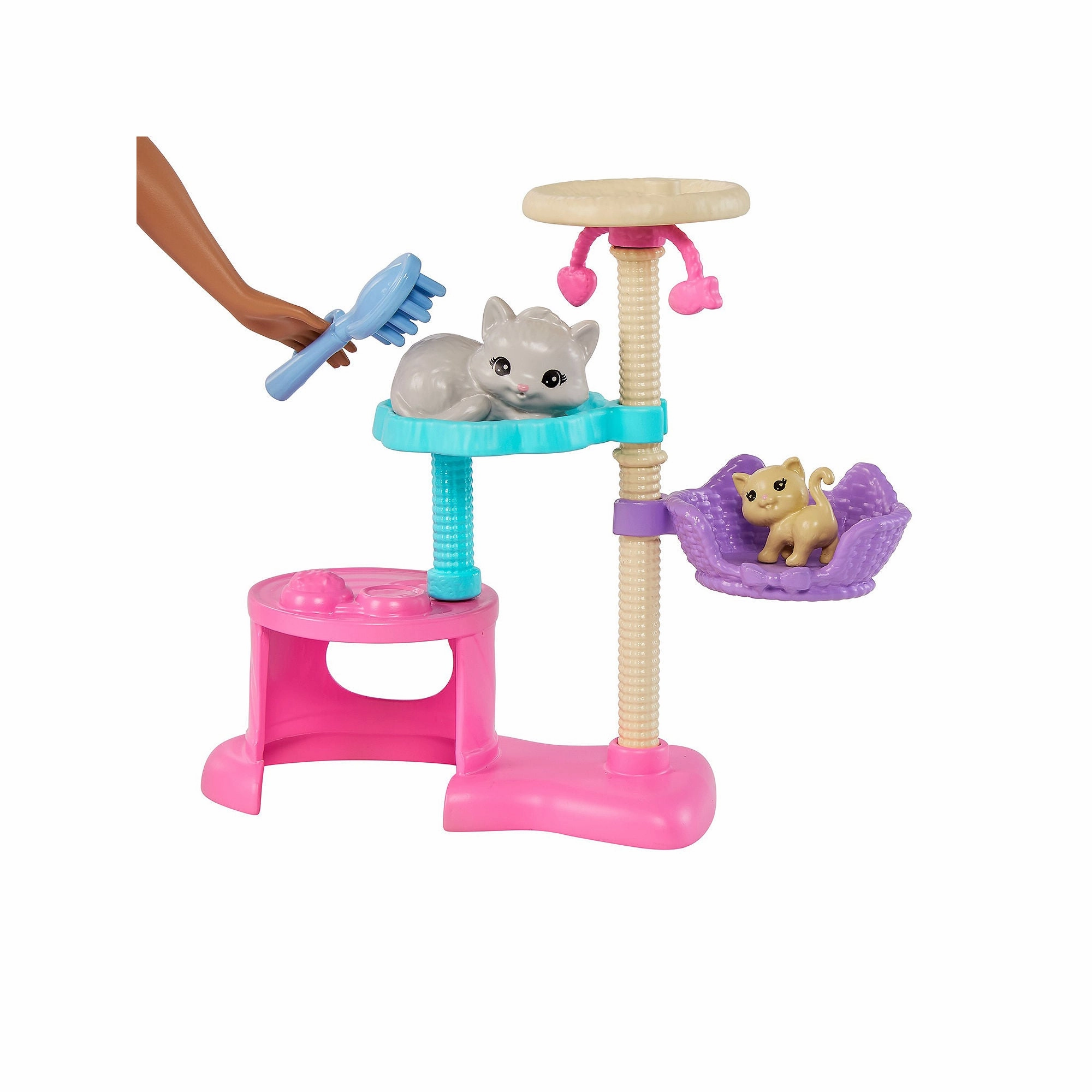 Barbie Kitty Condo Doll And Pets With Accessories, Toy For 3 Year Olds & Up