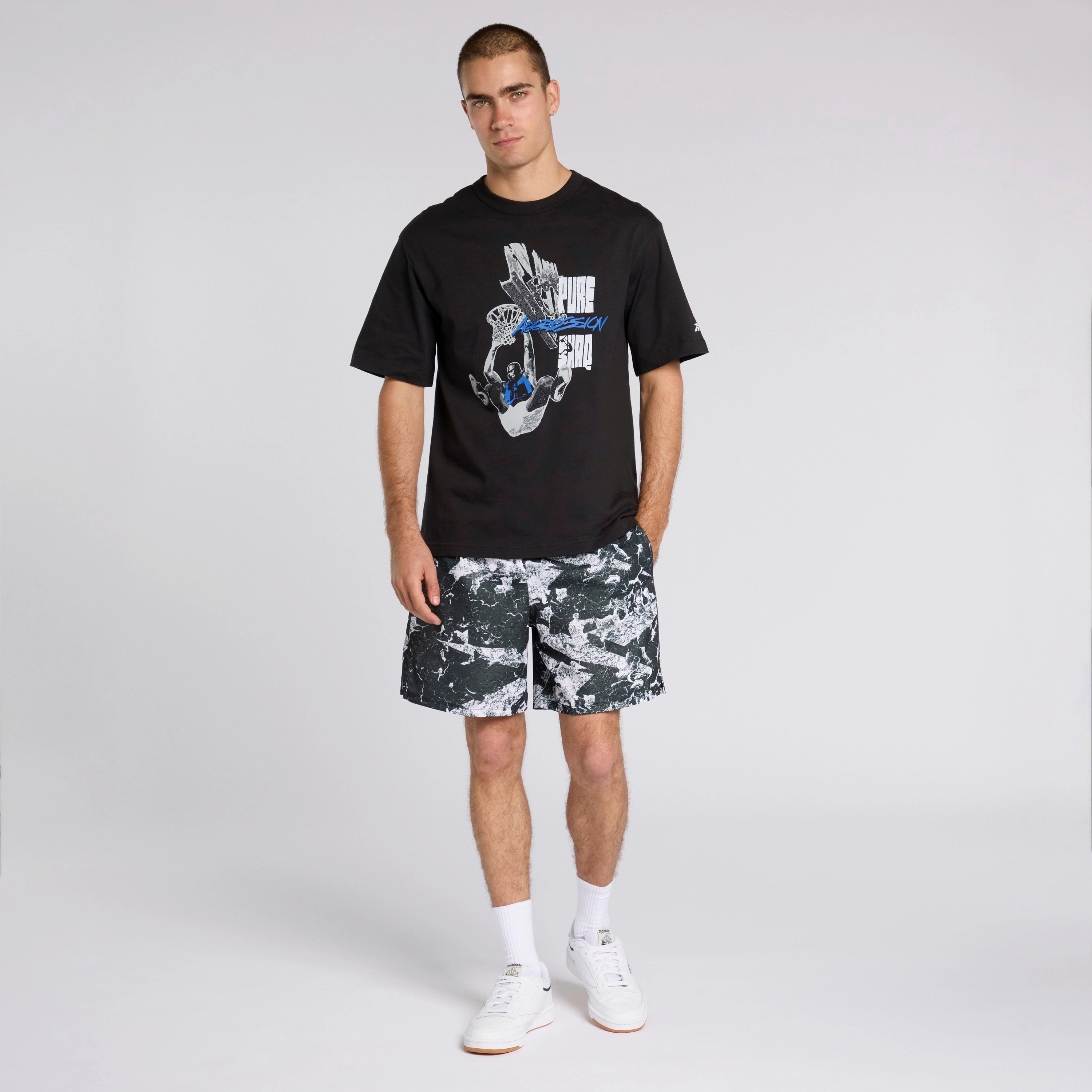 Basketball Shaq Graphic Tee Black