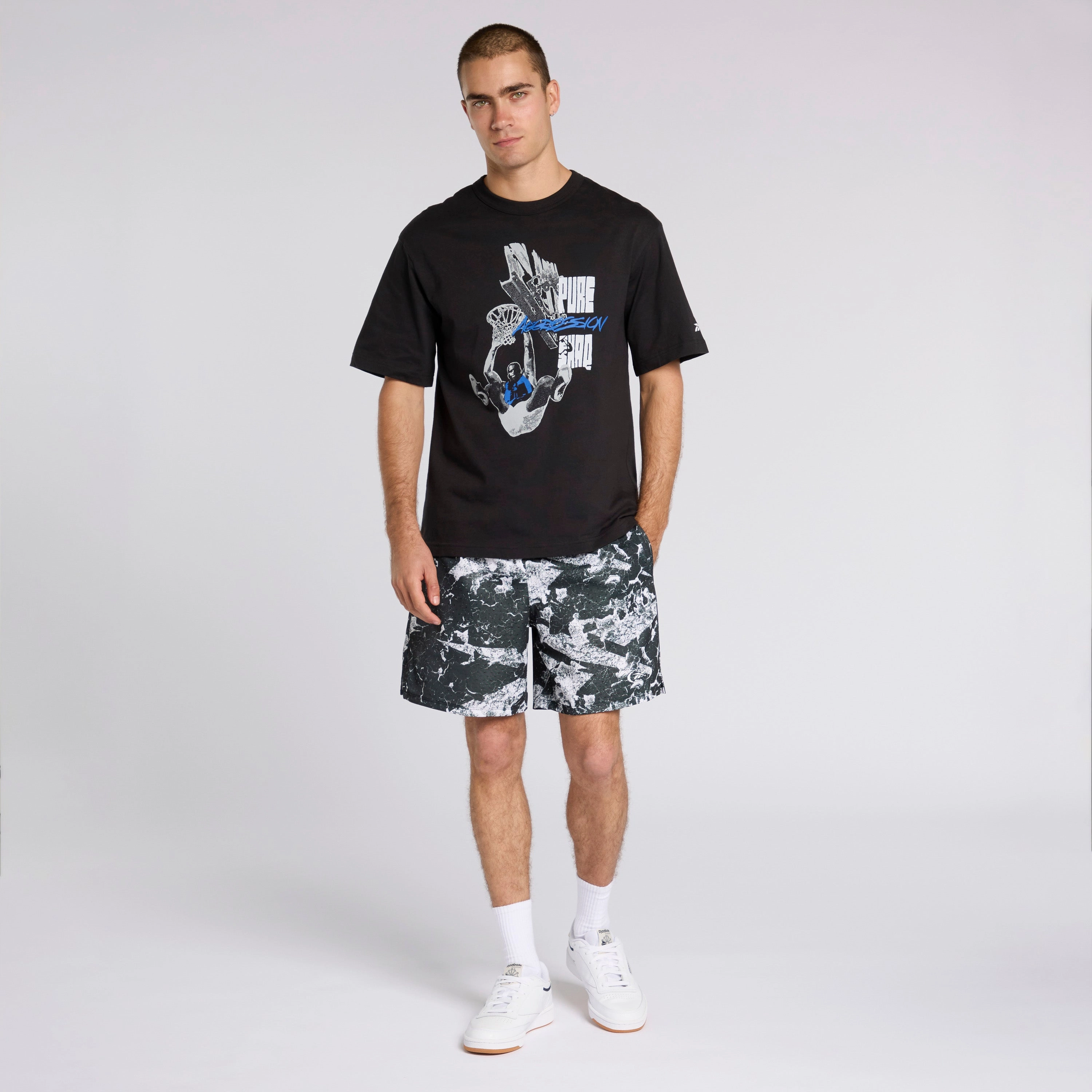 Basketball Shaq Graphic Tee Black