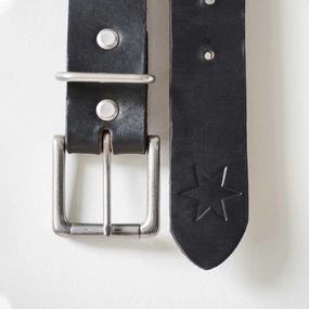 Black Leather Belt