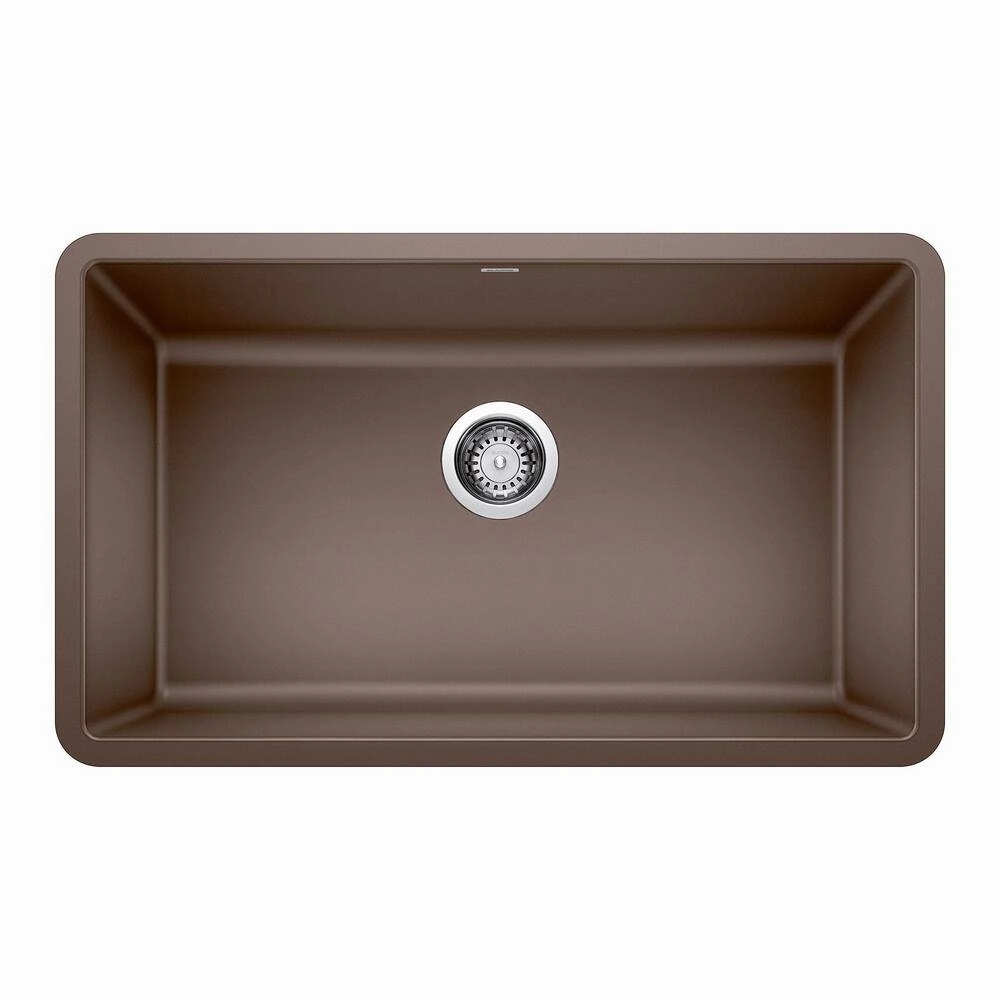 Blanco 442537 Precis 30" x 18" Cafe Brown Single Bowl Undermount Residential Kitchen Sink