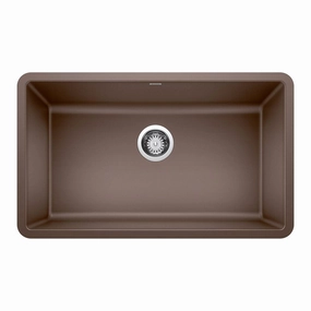 Blanco 442537 Precis 30" x 18" Cafe Brown Single Bowl Undermount Residential Kitchen Sink