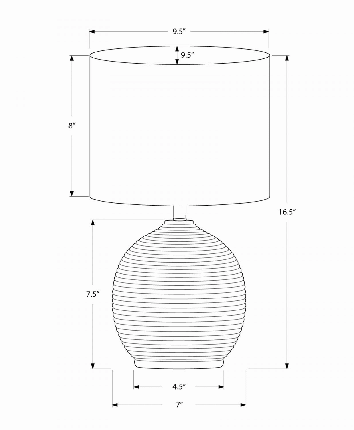 Brighton Table Lamp - Black