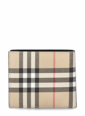 Burberry Vintage Check Pattern Bi-Fold Wallet