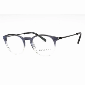 Bvlgari Men's Eyeglasses - Black Gradient Plastic Full Rim 48mm Frame | 0BV3052 5484
