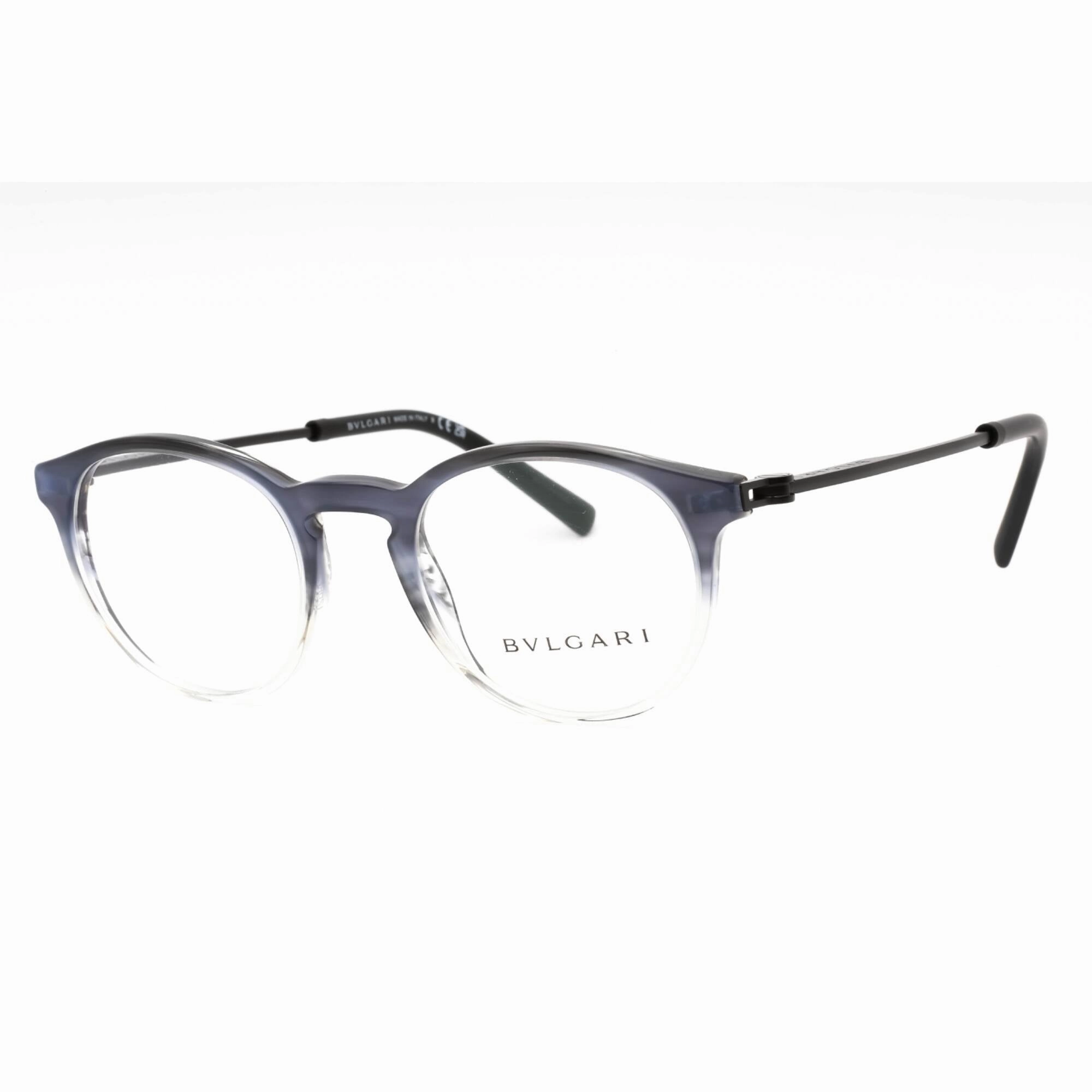 Bvlgari Men's Eyeglasses - Black Gradient Plastic Full Rim 48mm Frame | 0BV3052 5484