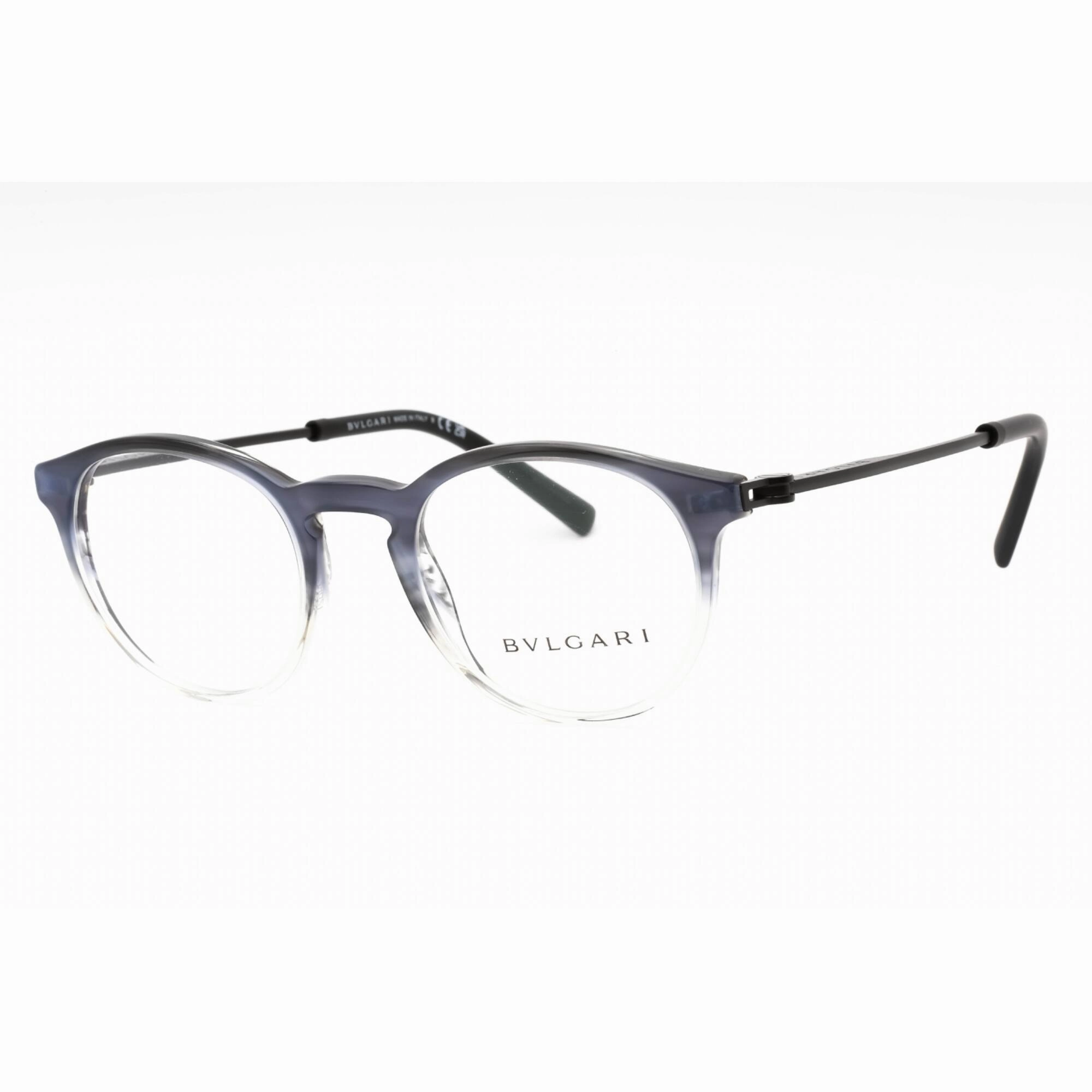 Bvlgari Men's Eyeglasses - Black Gradient Plastic Full Rim 50mm Frame | 0BV3052 5484