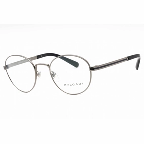 Bvlgari Men's Eyeglasses - Gunmetal Metal Full Rim Round Shape Frame | 0BV1119 103
