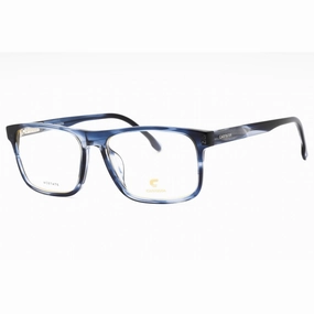 Carrera Men's Eyeglasses - Blue Horn Plastic Rectangular Frame | C FLEX 04/G 038I 00