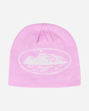 CORTEIZ ALCATRAZ SKULLY PINK BEANIE (NEW)